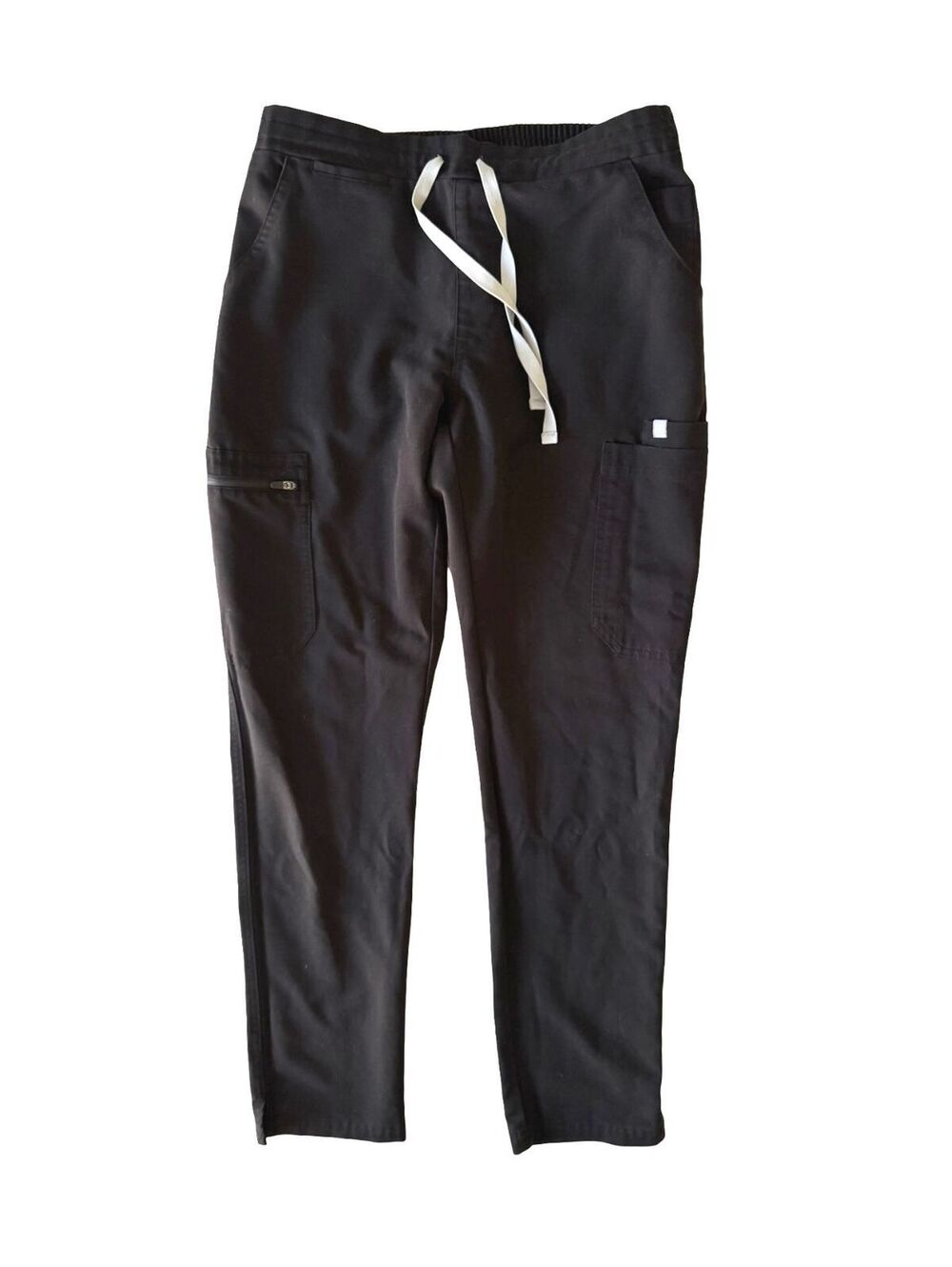 FIGS Yola Skinny Scrub Pants Women’s XS Black Cargo Medical TW2000R